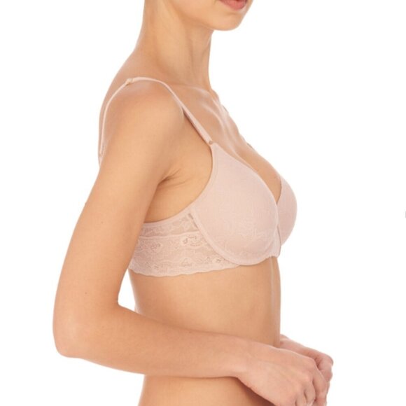 Natori Bliss Allure Contour Underwire Bra, Style 721303, Rose Beige, 34G - Picture 4 of 12